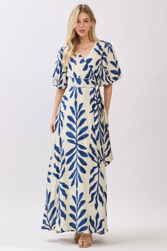 Santorini Wrap Maxi Dress