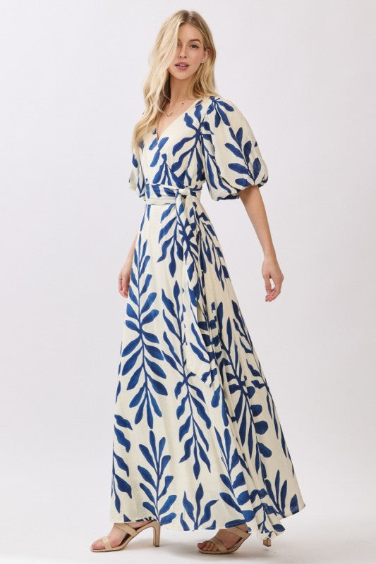 Santorini Wrap Maxi Dress