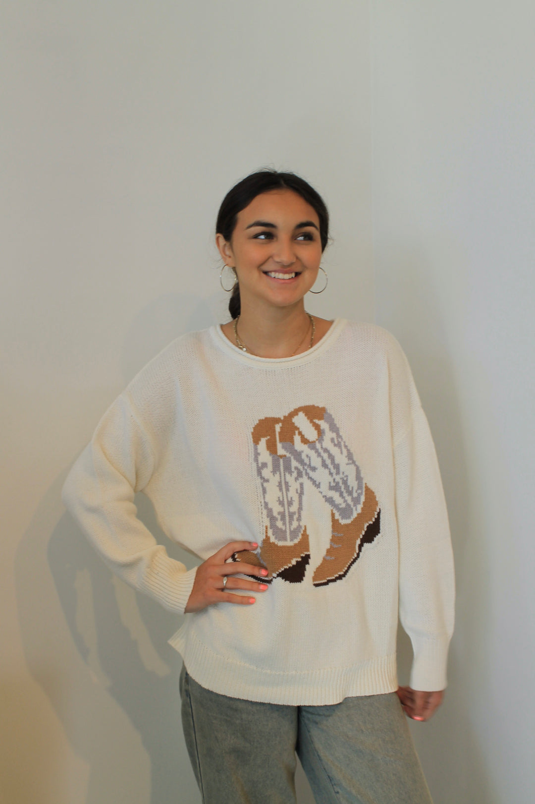 Cowboy Boots Sweater