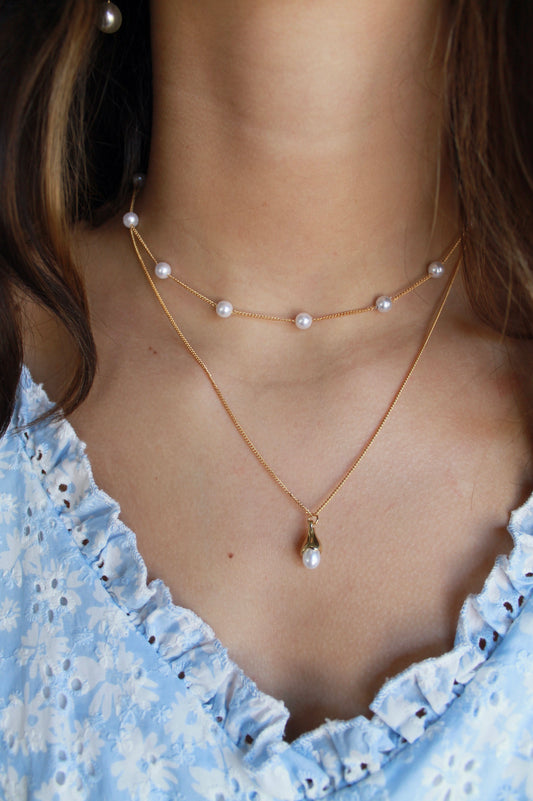 Pearl Layered Necklace