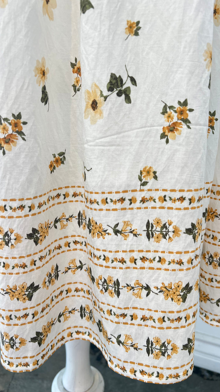 Marigold Floral Maxi Dress