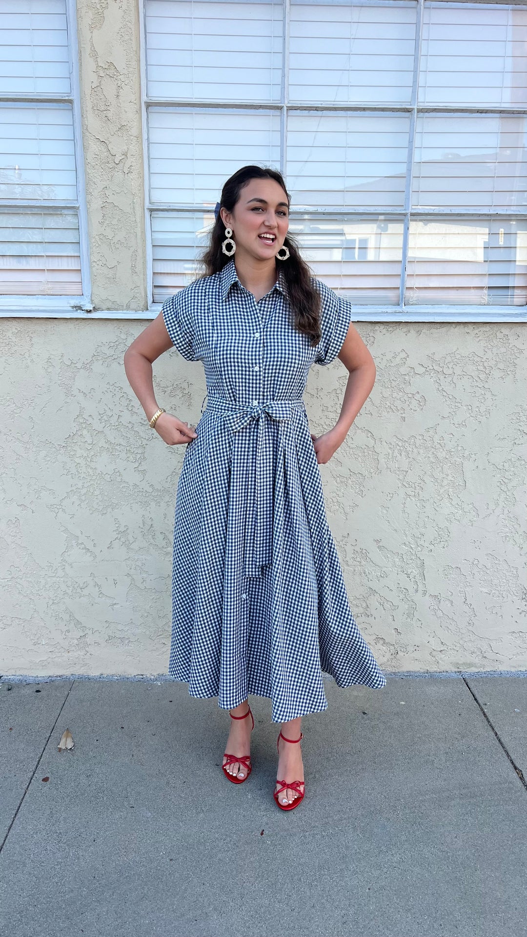 Classic Gingham Midi