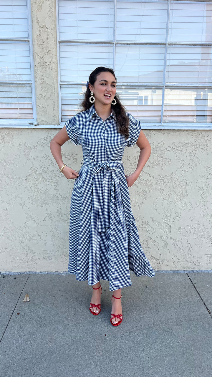 Classic Gingham Midi