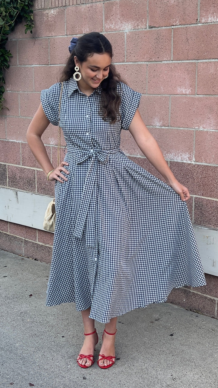Classic Gingham Midi