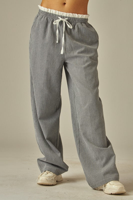 Gingham Pants