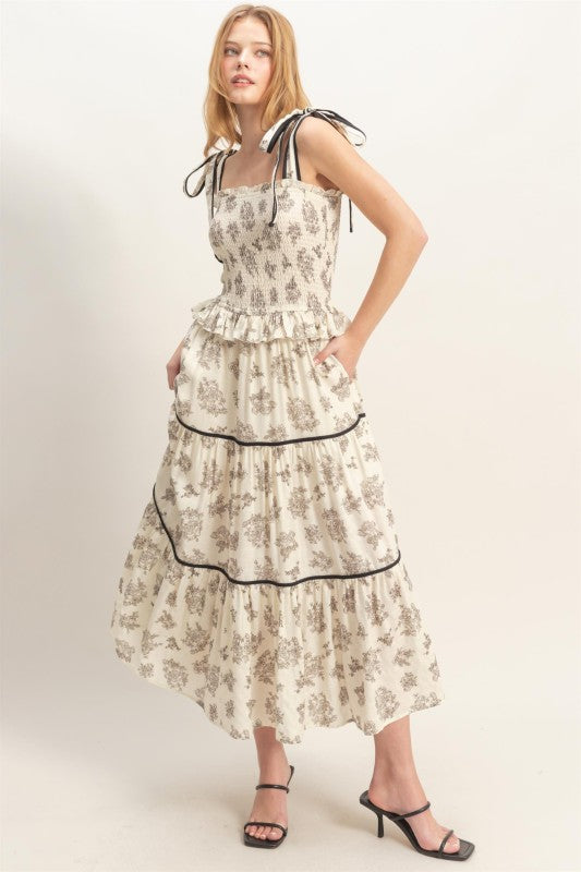 Emery Floral Midi Dress