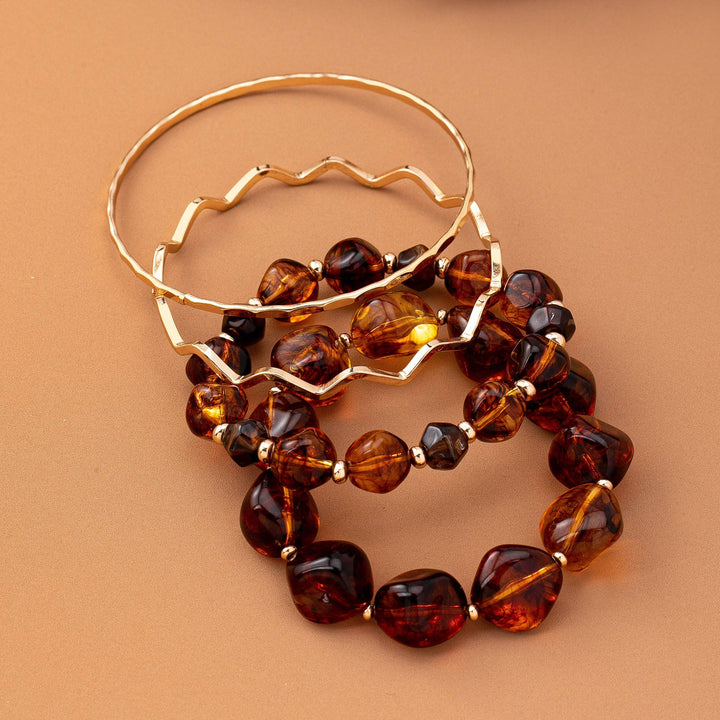 Amber Bracelet Set
