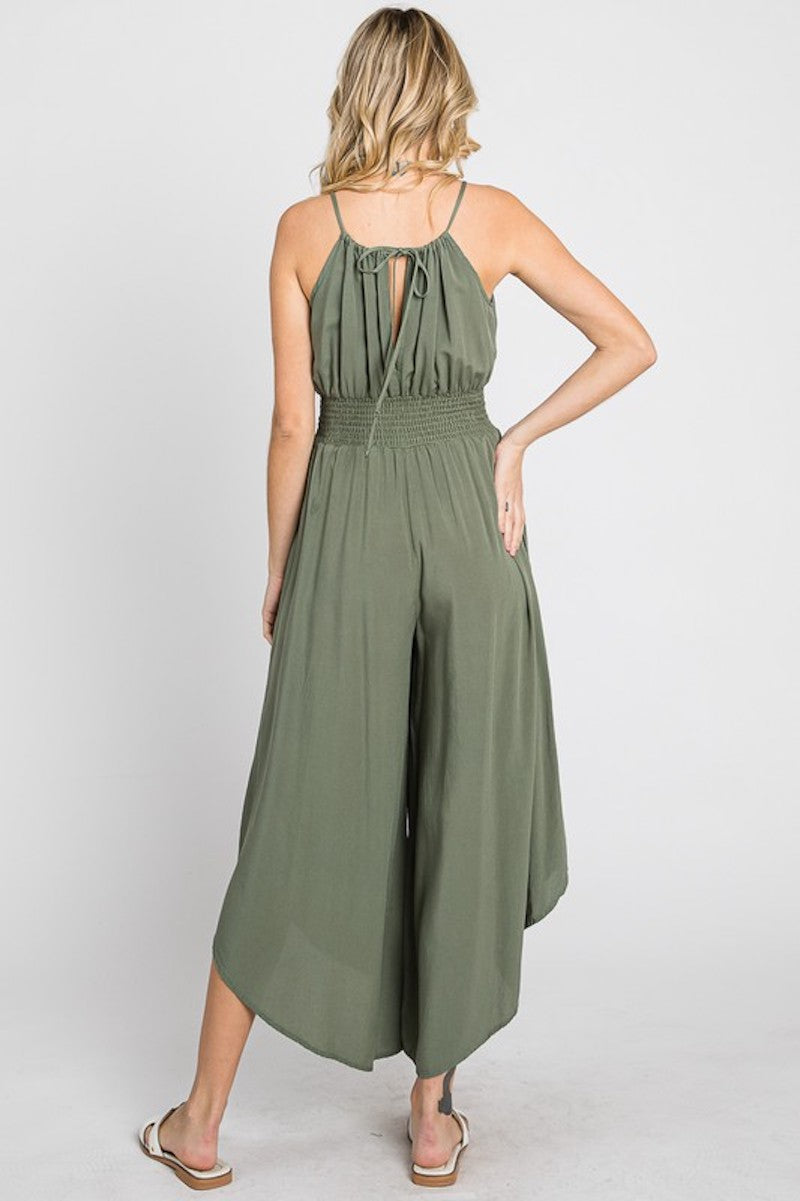 Sage high neck Jumpsuit