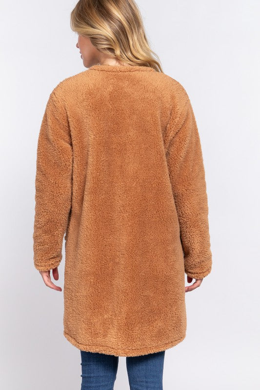 Soft Teddy Cardigan