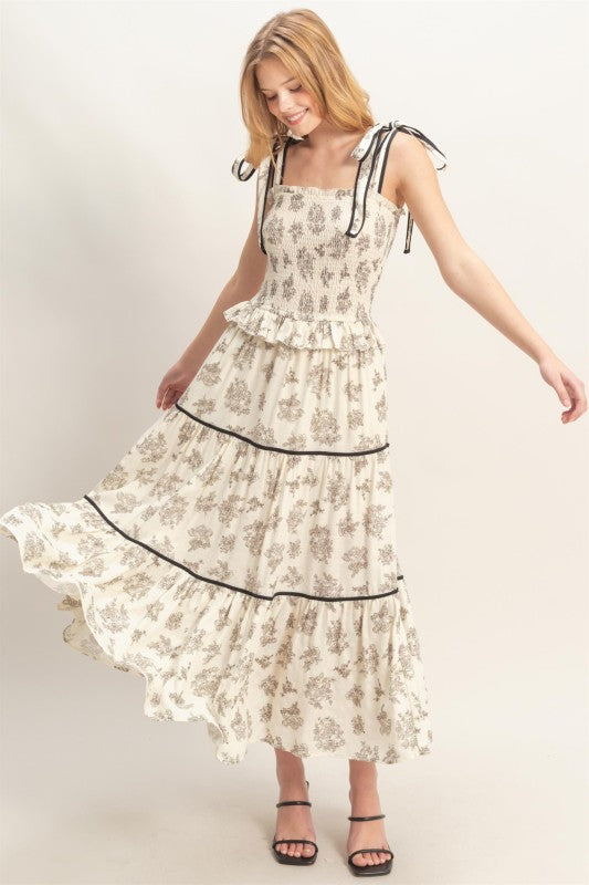 Emery Floral Midi Dress