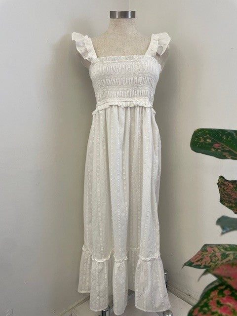 Wendy's White Midi