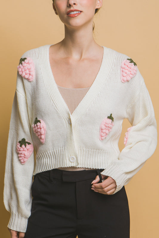 Berry Cardigan