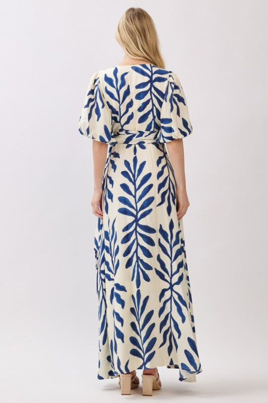Santorini Wrap Maxi Dress