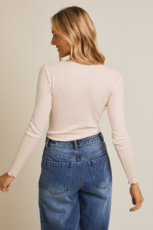 The Lila Ribbed Bodysuit