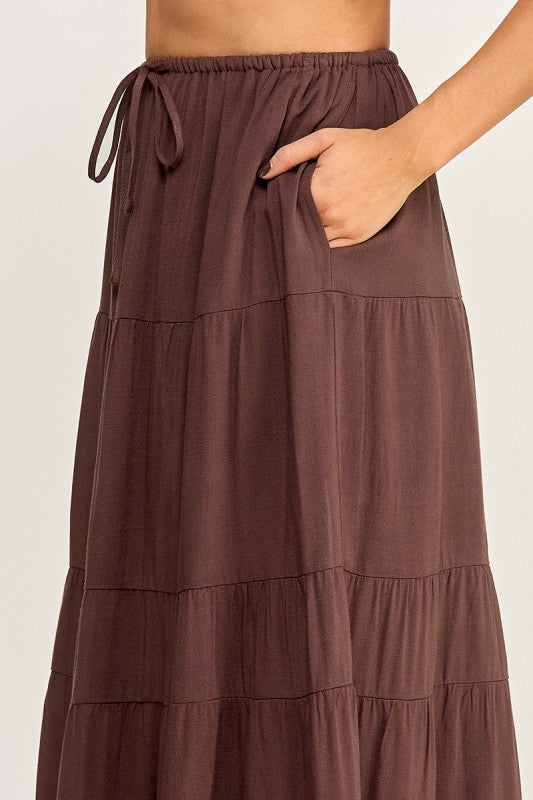 Pocket Maxi Skirt