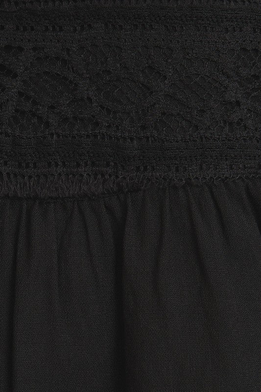 Julianna’s Black Detailed Top