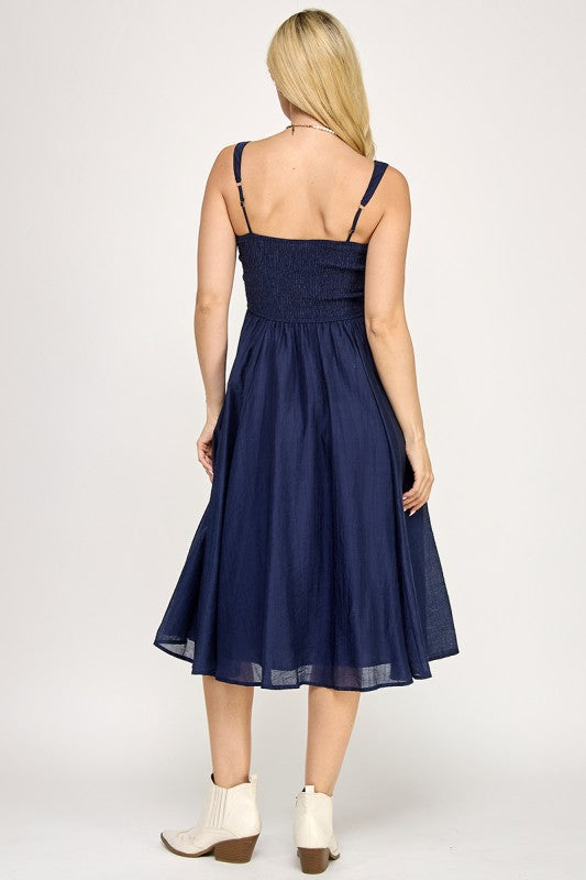 Natalie’s Navy Midi