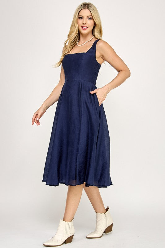 Natalie’s Navy Midi
