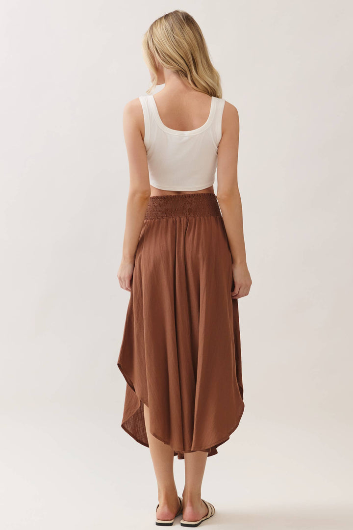 Sadie’s Camel Flowy Skirt