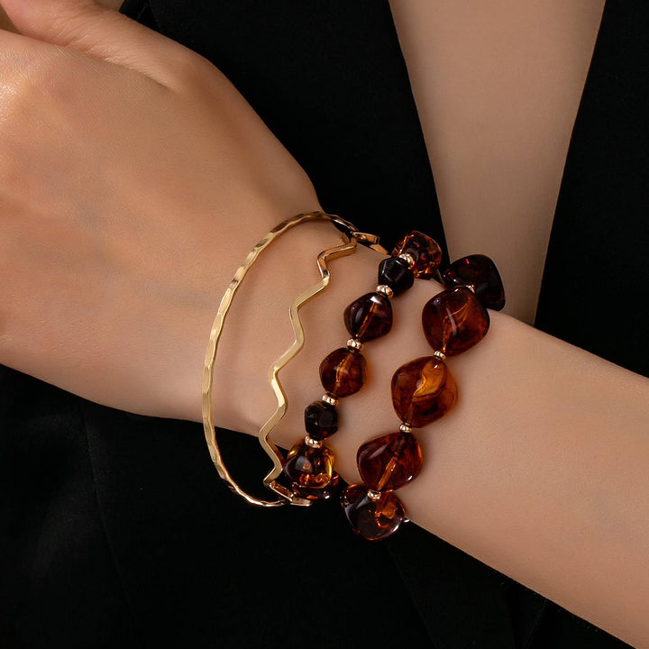 Amber Bracelet Set