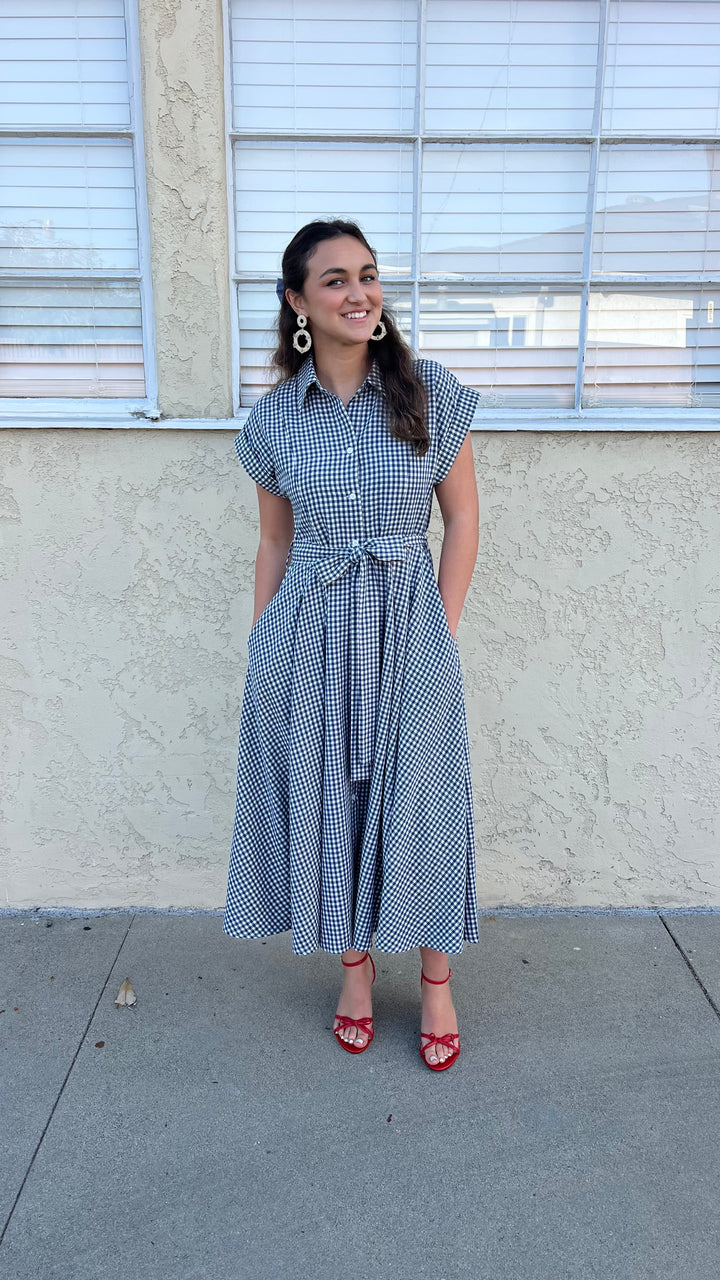 Classic Gingham Midi