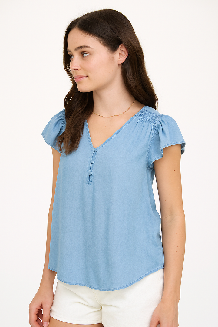 Willow Chambray Top