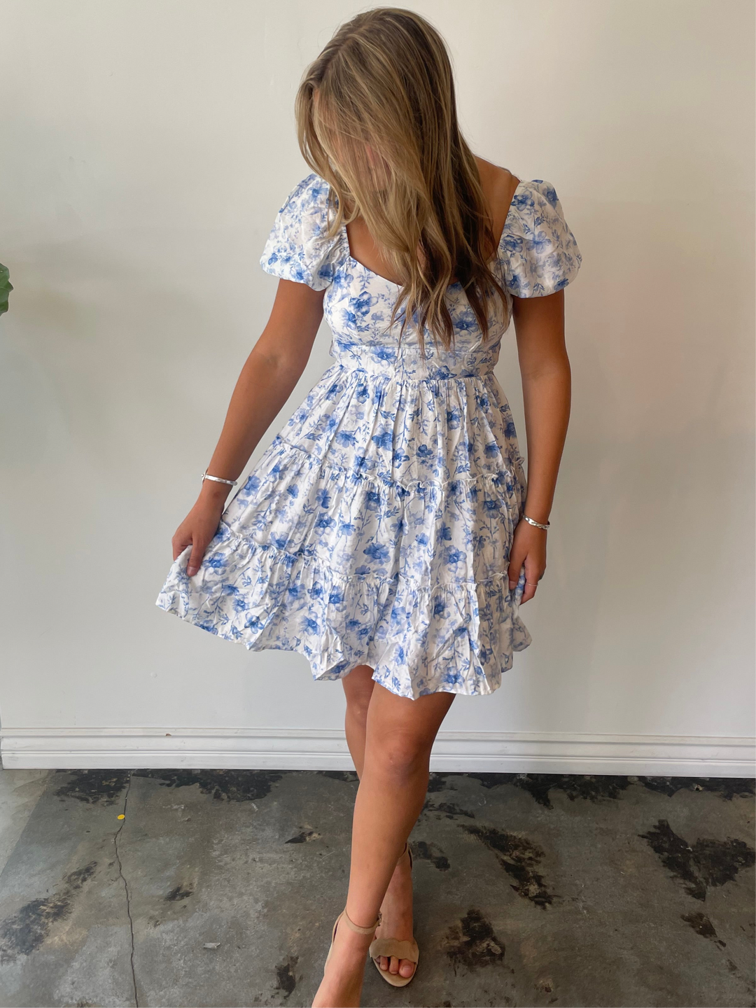 Floral Bow Back Dress