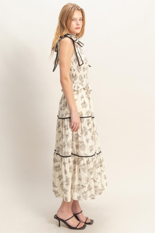 Emery Floral Midi Dress