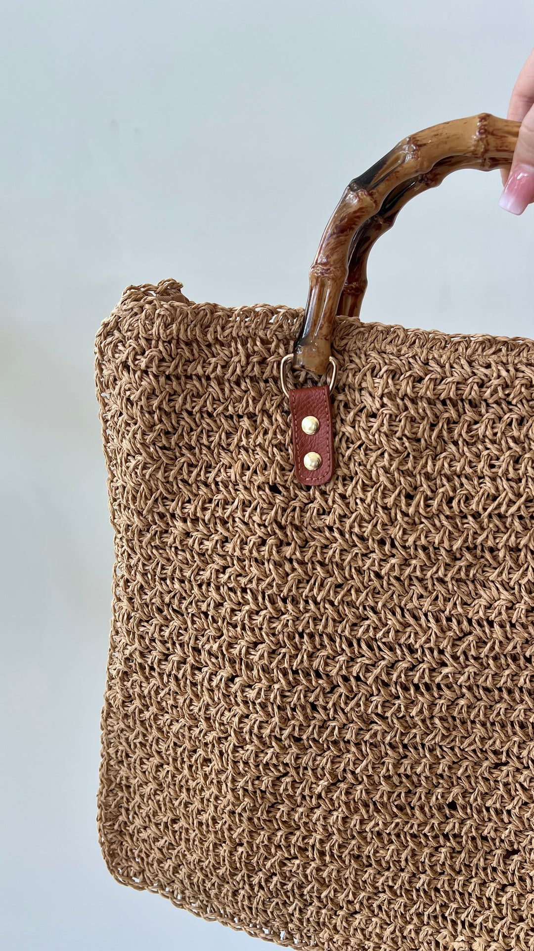 Bamboo Breeze Woven Tote