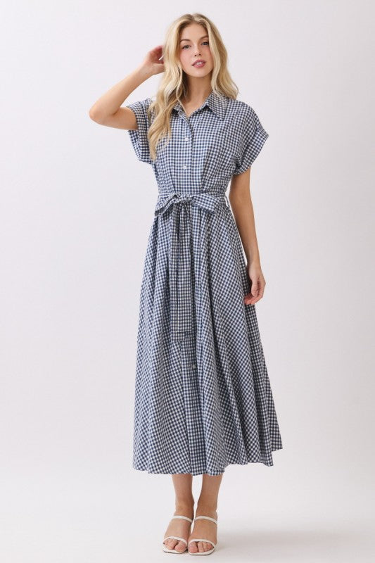 Classic Gingham Midi