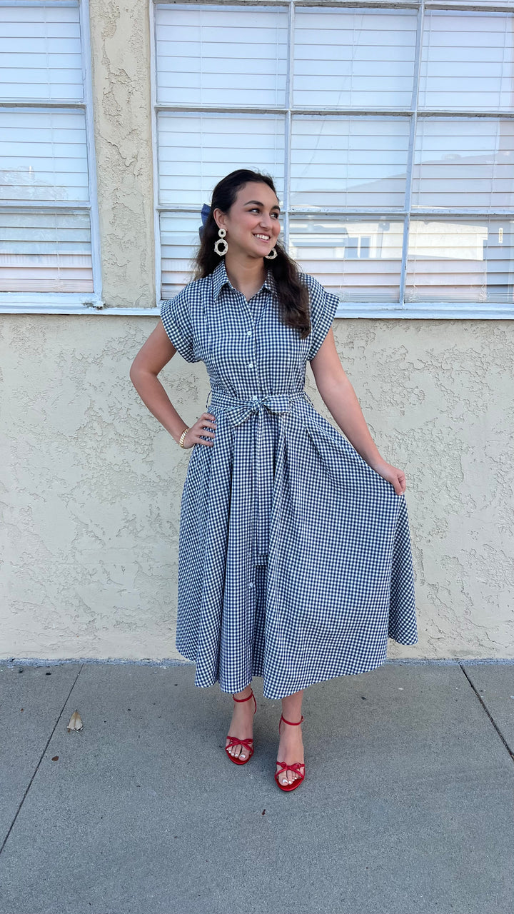 Classic Gingham Midi