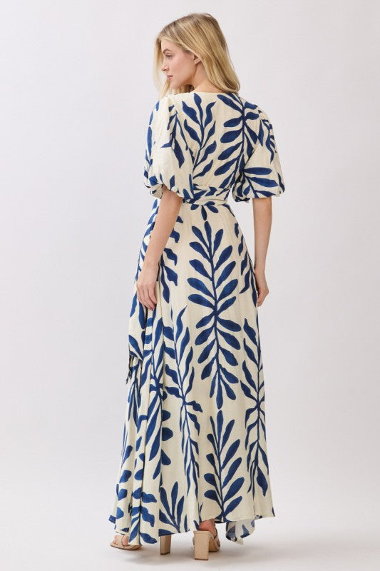 Santorini Wrap Maxi Dress