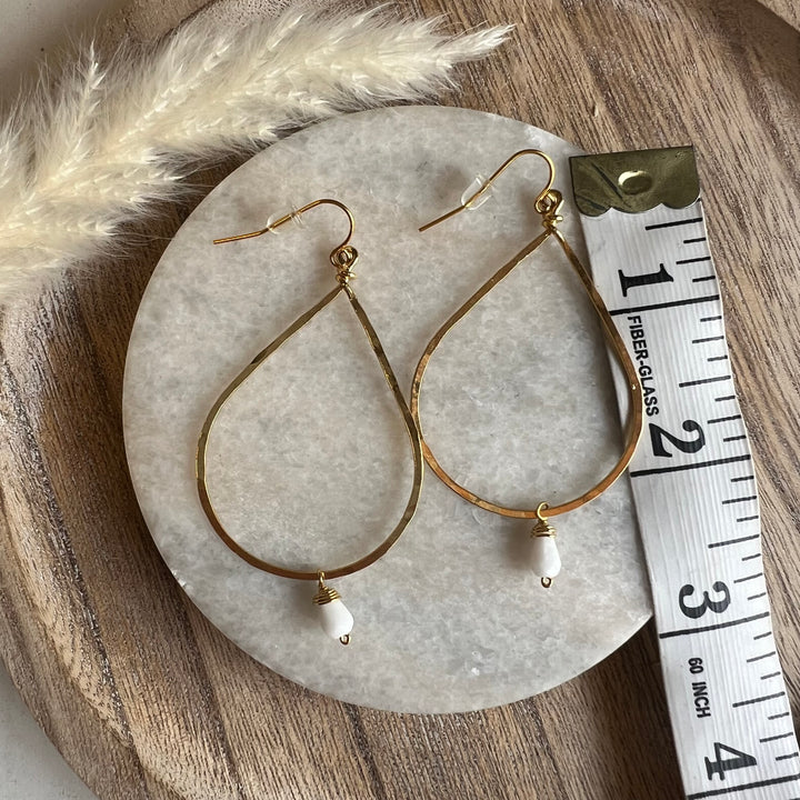 Golden Teardrop Earrings