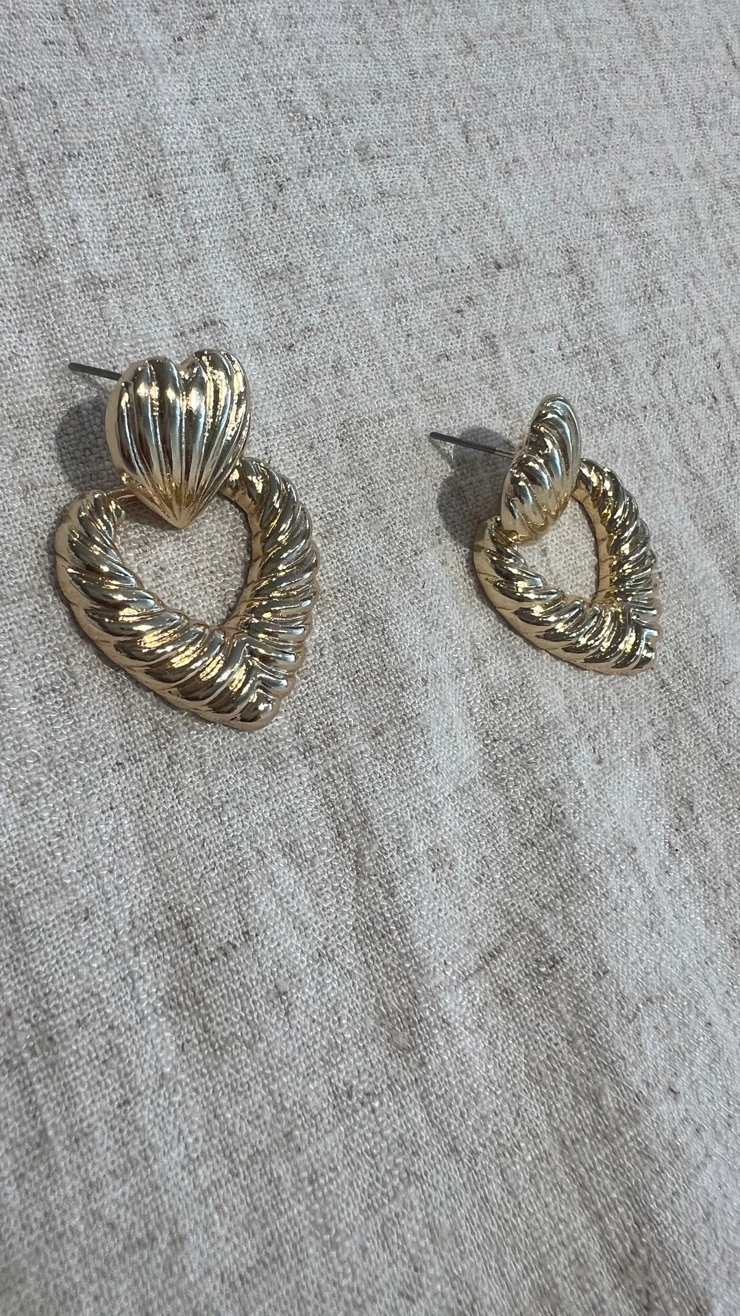 Heart Shell Earrings