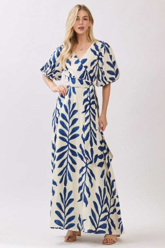 Santorini Wrap Maxi Dress
