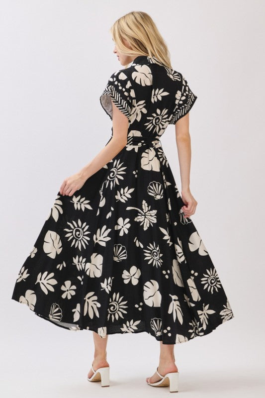 Palm Coast Midi Dress