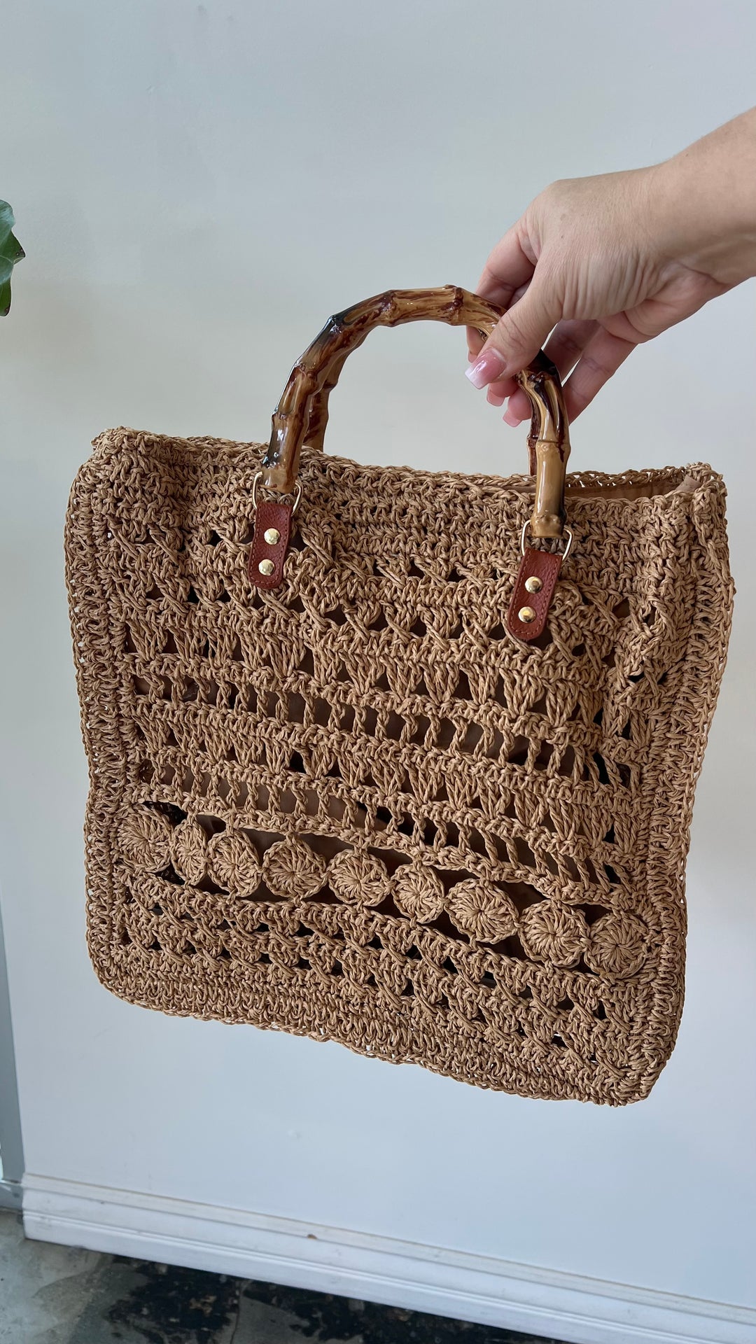 Bamboo Breeze Woven Tote