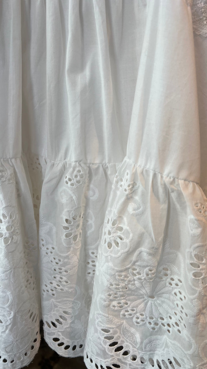 Sunlit Eyelet Lace Top