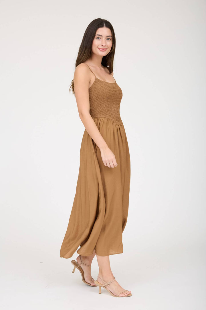 Coco Smocked Midi Dress