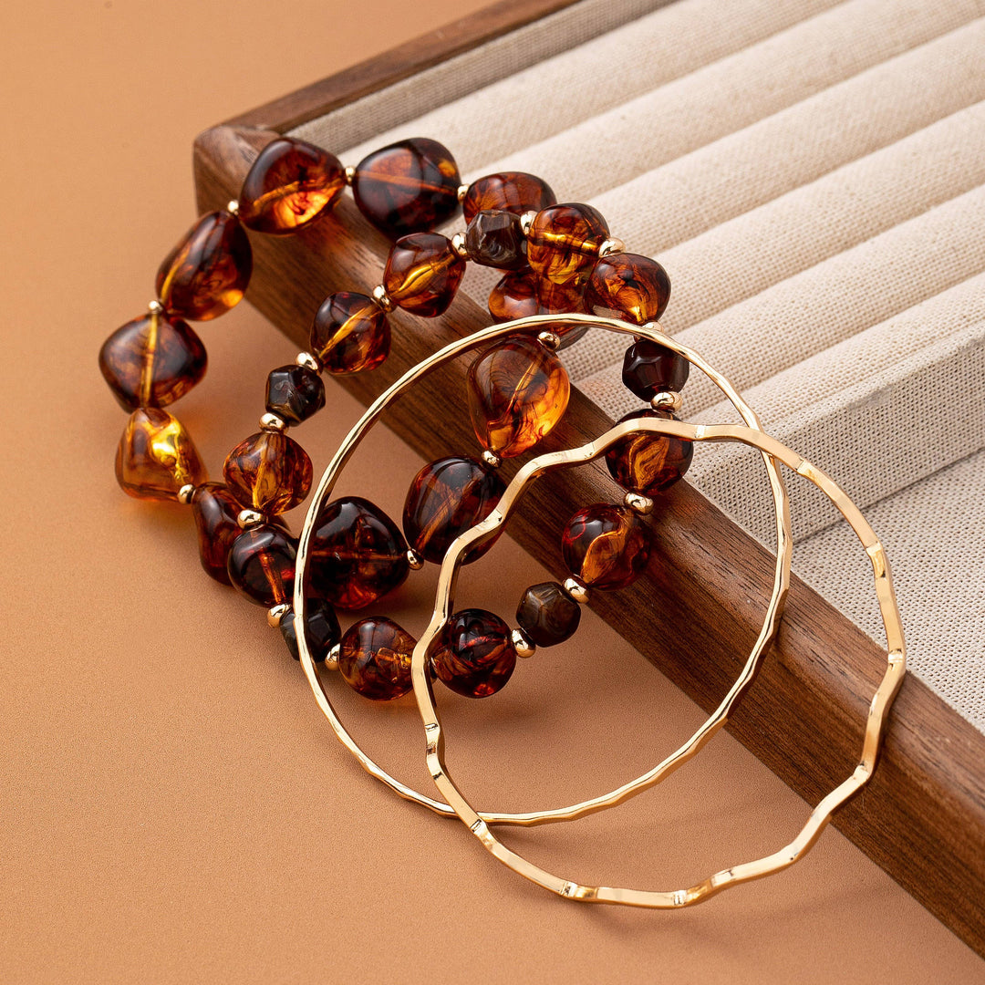 Amber Bracelet Set