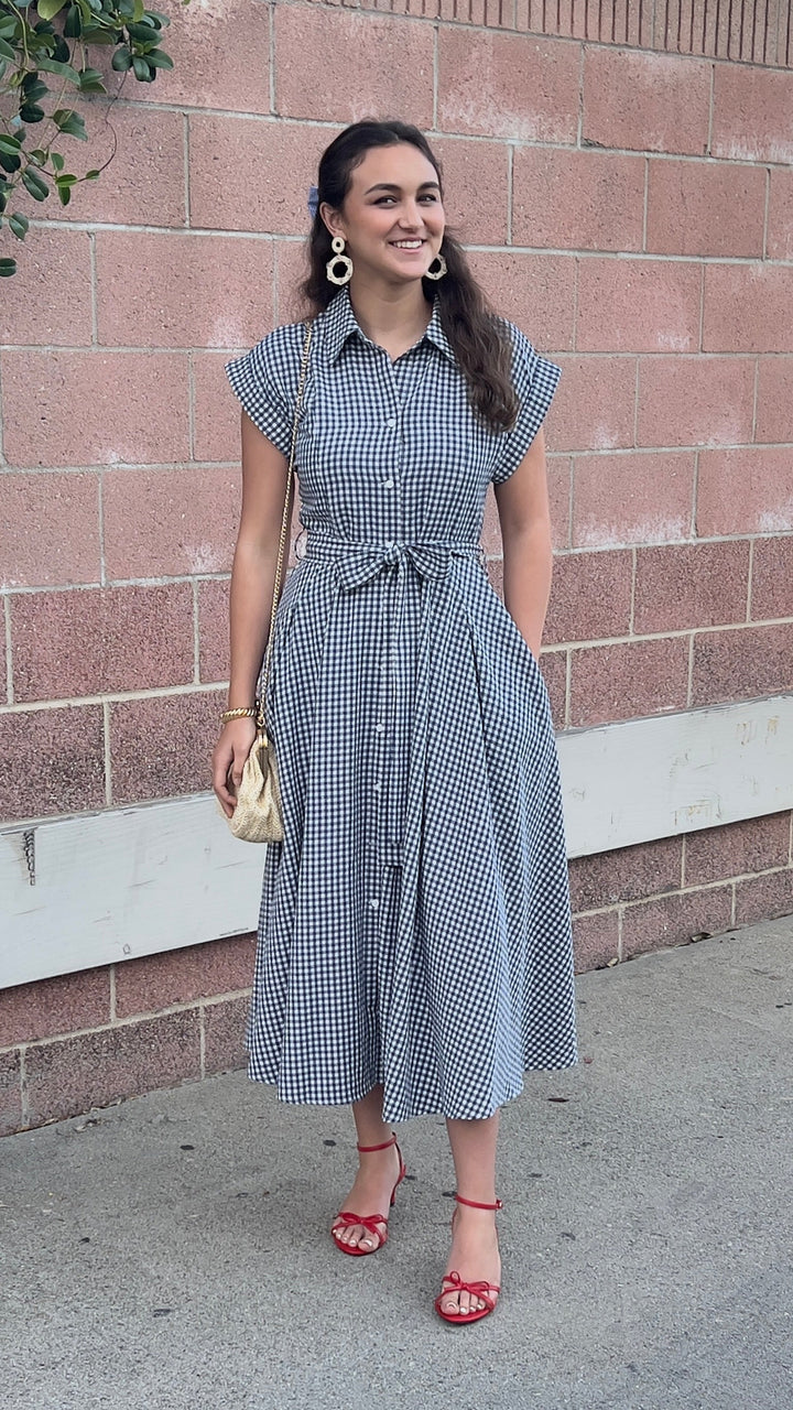Classic Gingham Midi
