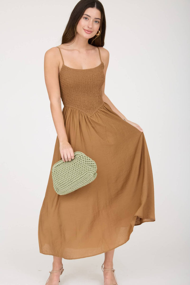 Coco Smocked Midi Dress