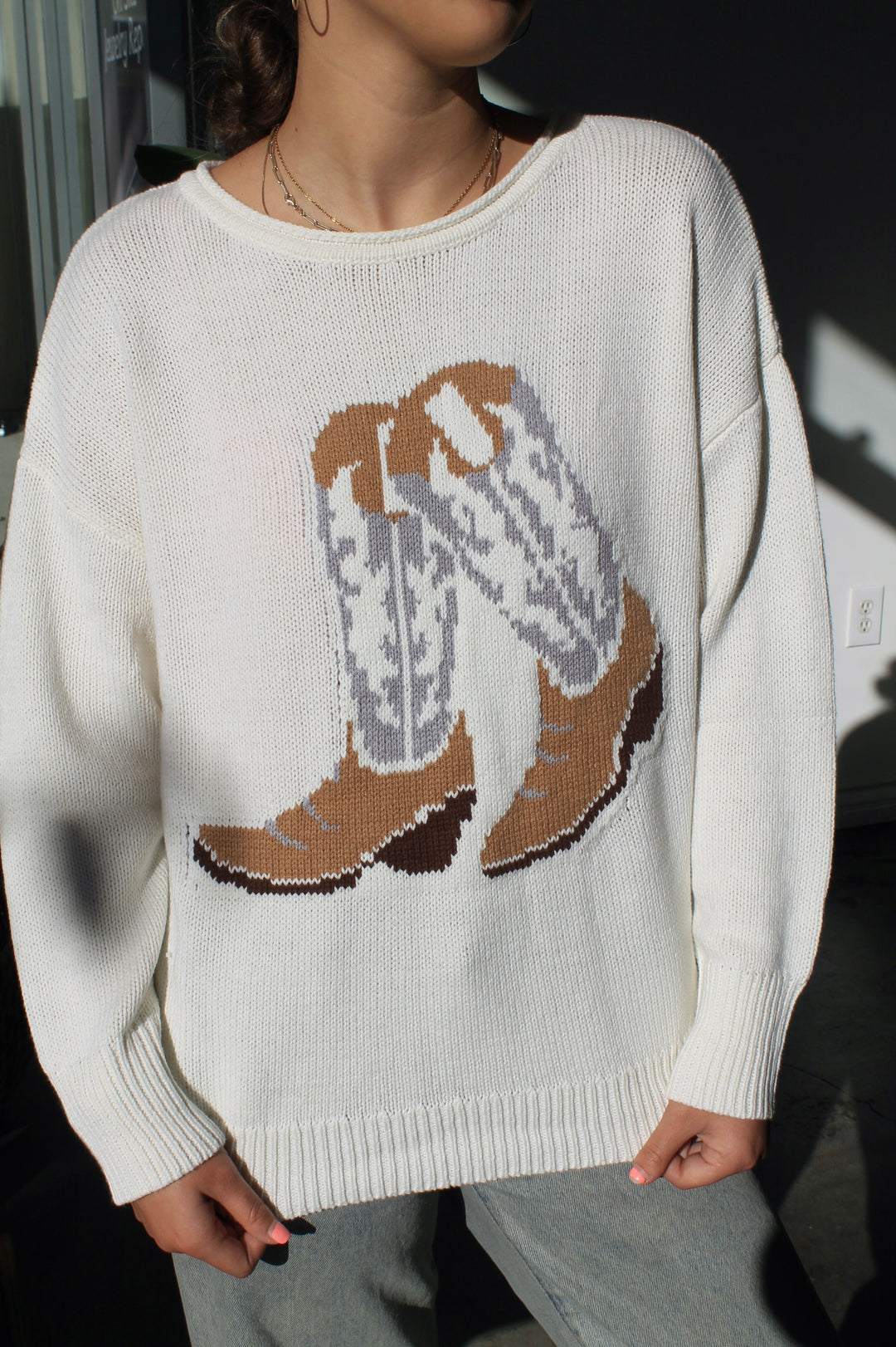 Cowboy Boots Sweater