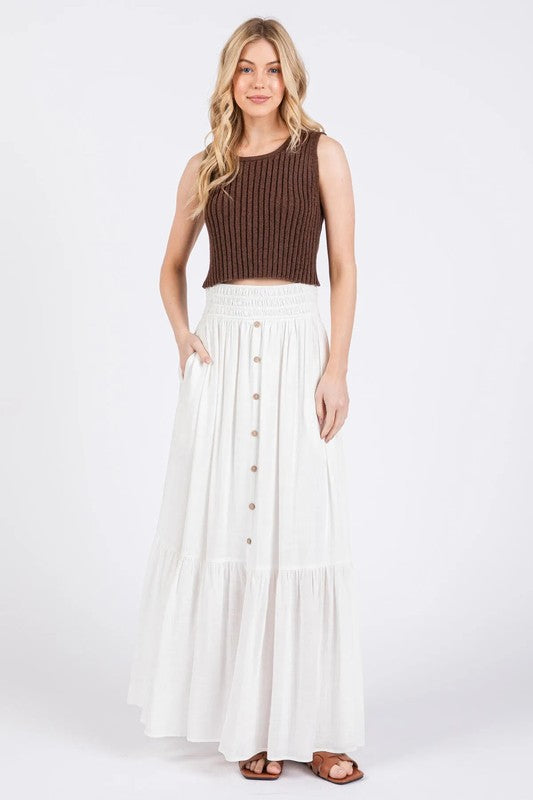 The Coastal Breeze Maxi Skirt