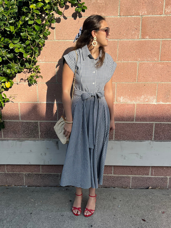 Classic Gingham Midi