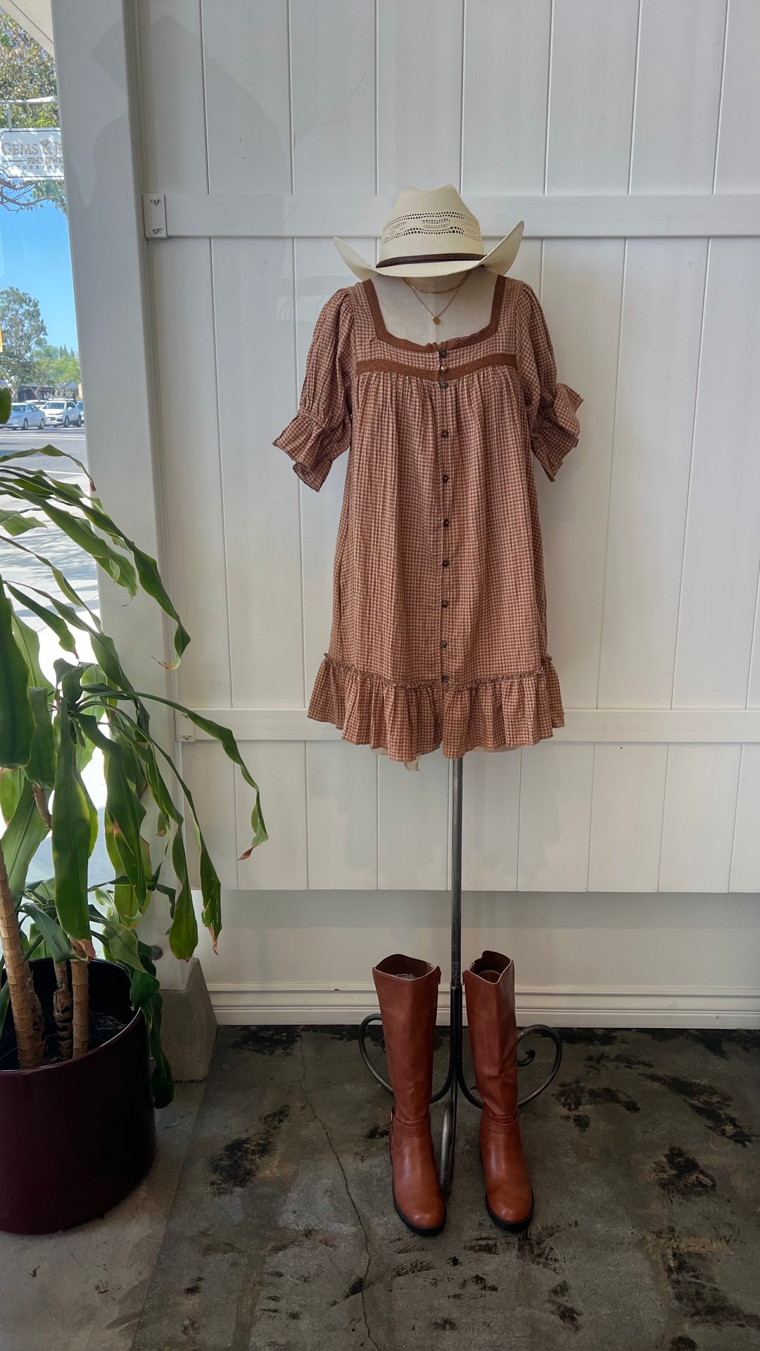Pumpkin Spice Gingham