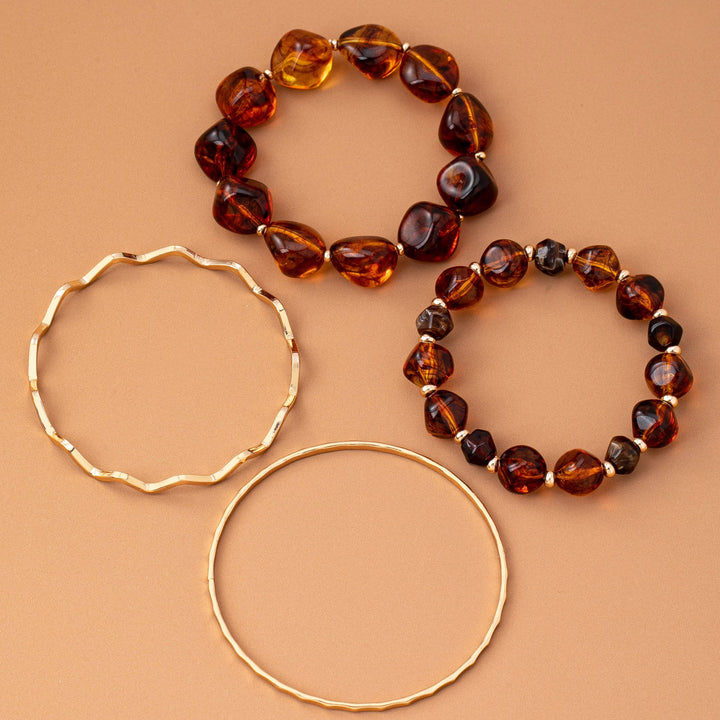 Amber Bracelet Set