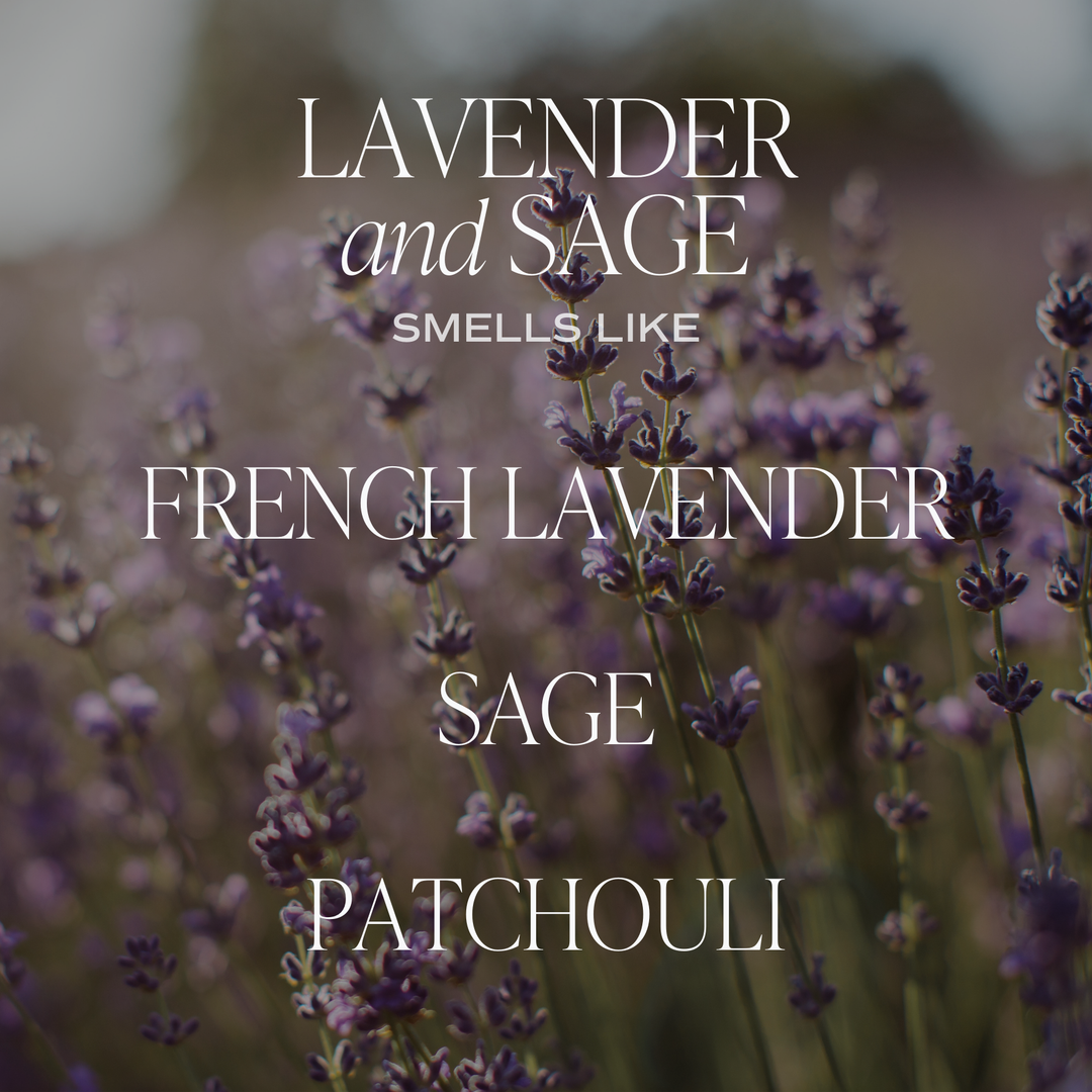 Lavender and Sage Soy Candle