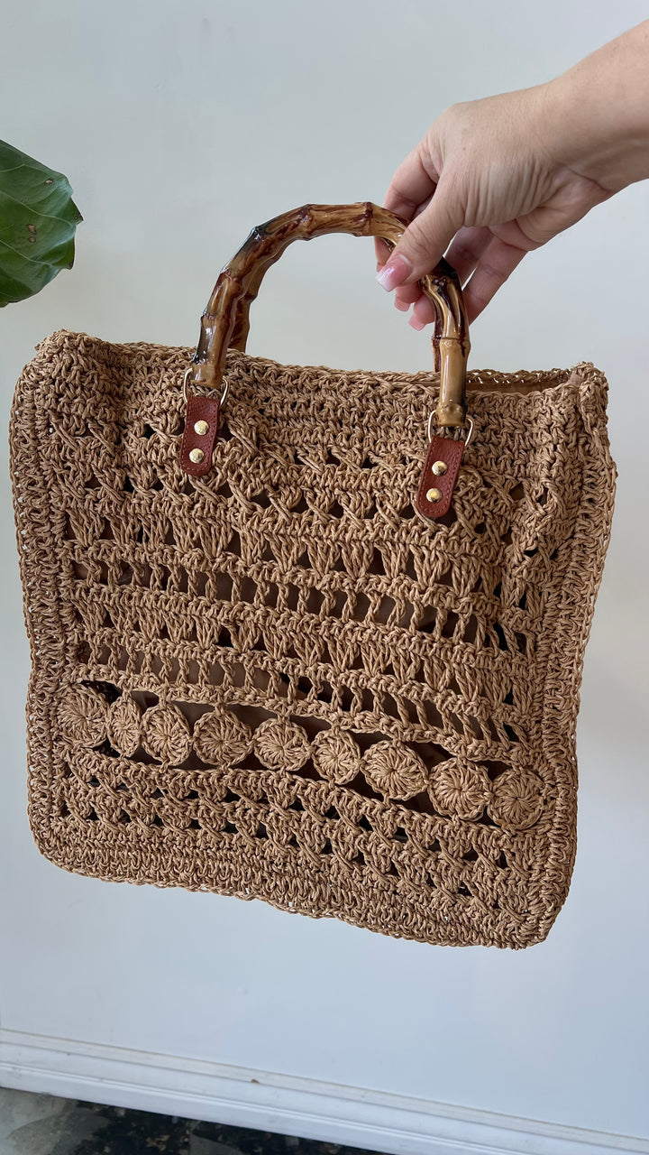 Bamboo Breeze Woven Tote