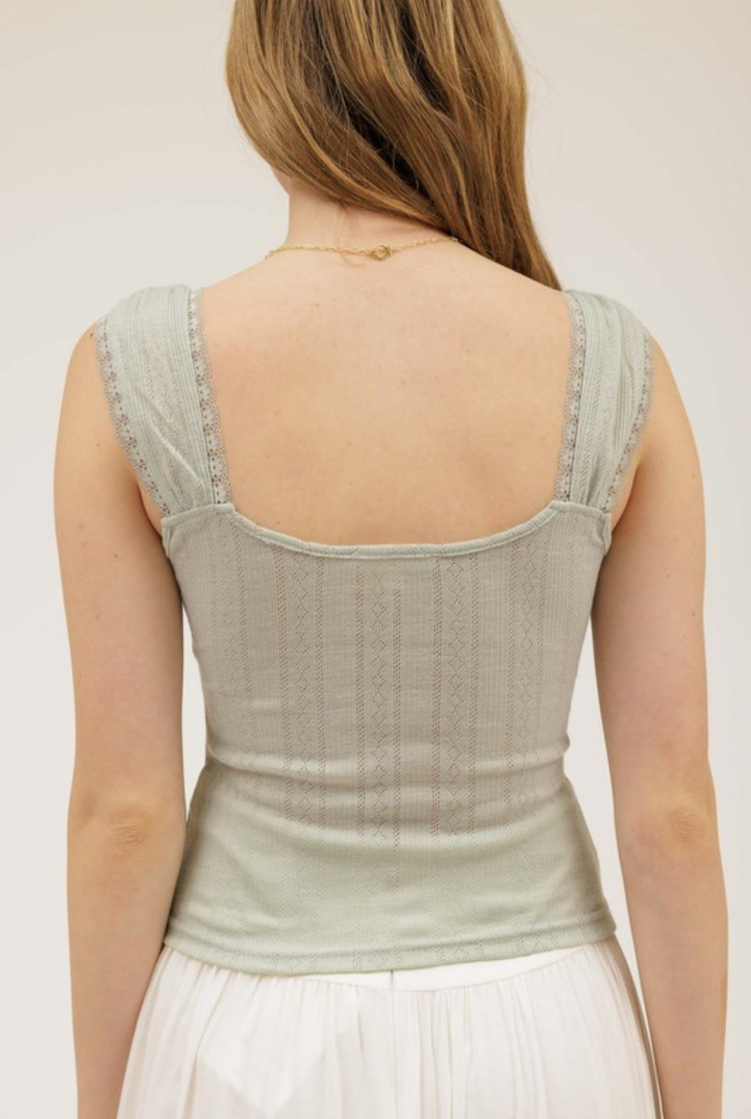 Mint Knit Tank Top